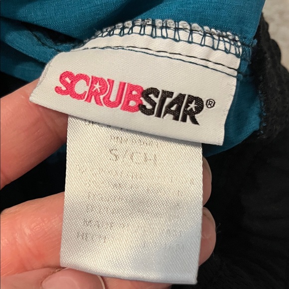Scrubstar Teal Joggers - Picture 2 of 4